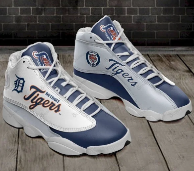 Women's Detroit Tigers Limited Edition AJ13 Sneakers 001